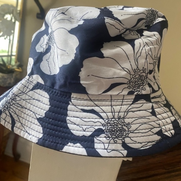 Anthropologie  Bindya Blue  Floral Bucket Hat main image 5